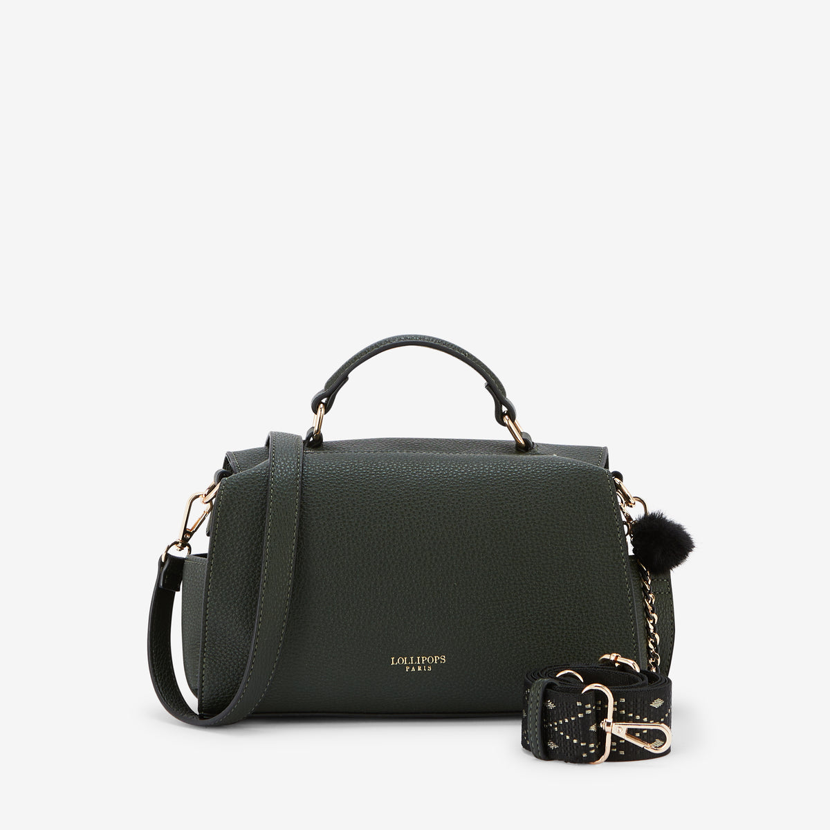 Sac porté épaule vert Roy