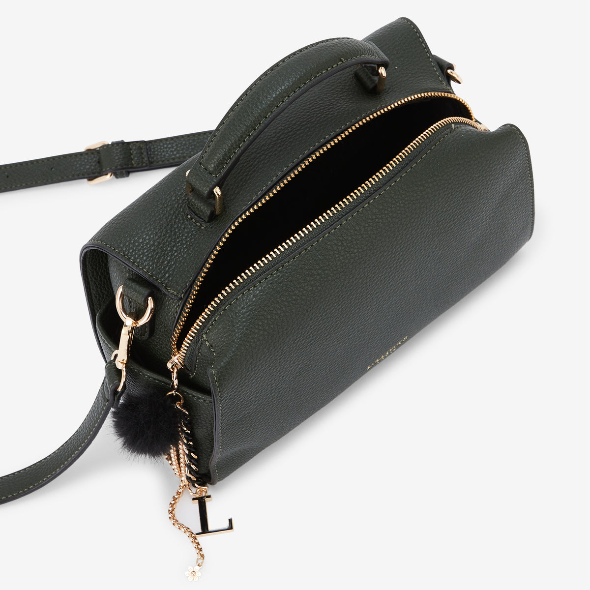 Sac porté épaule vert Roy