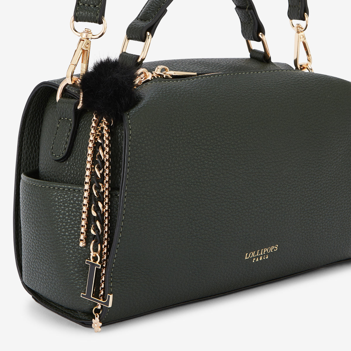 Sac porté épaule vert Roy