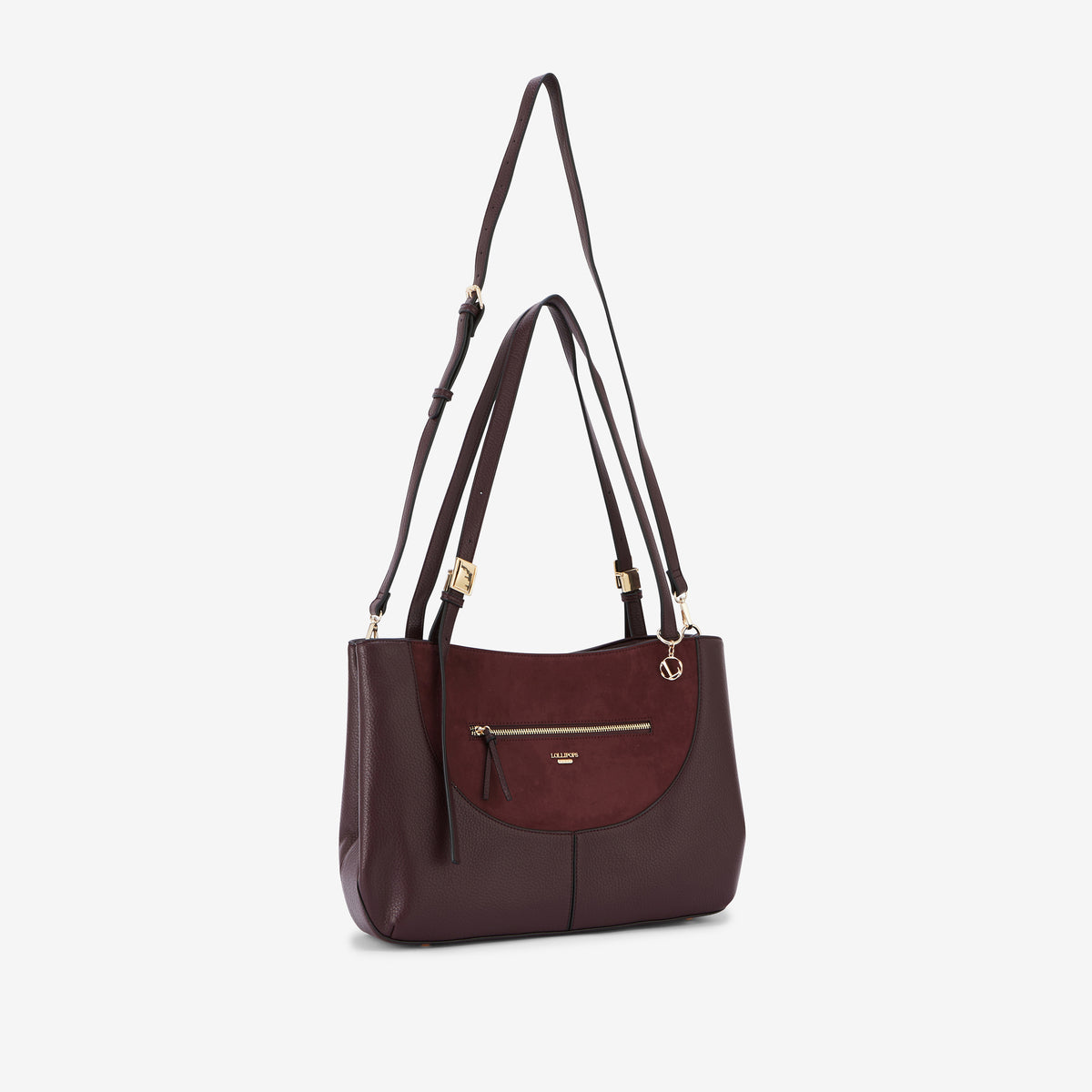 Grand sac shopper bordeaux Raven