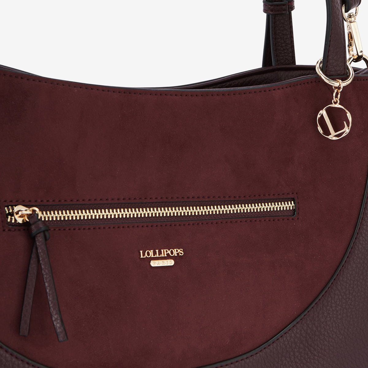 Grand sac shopper bordeaux Raven