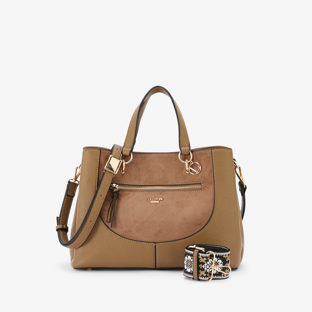 Sac shopper kaki Raven