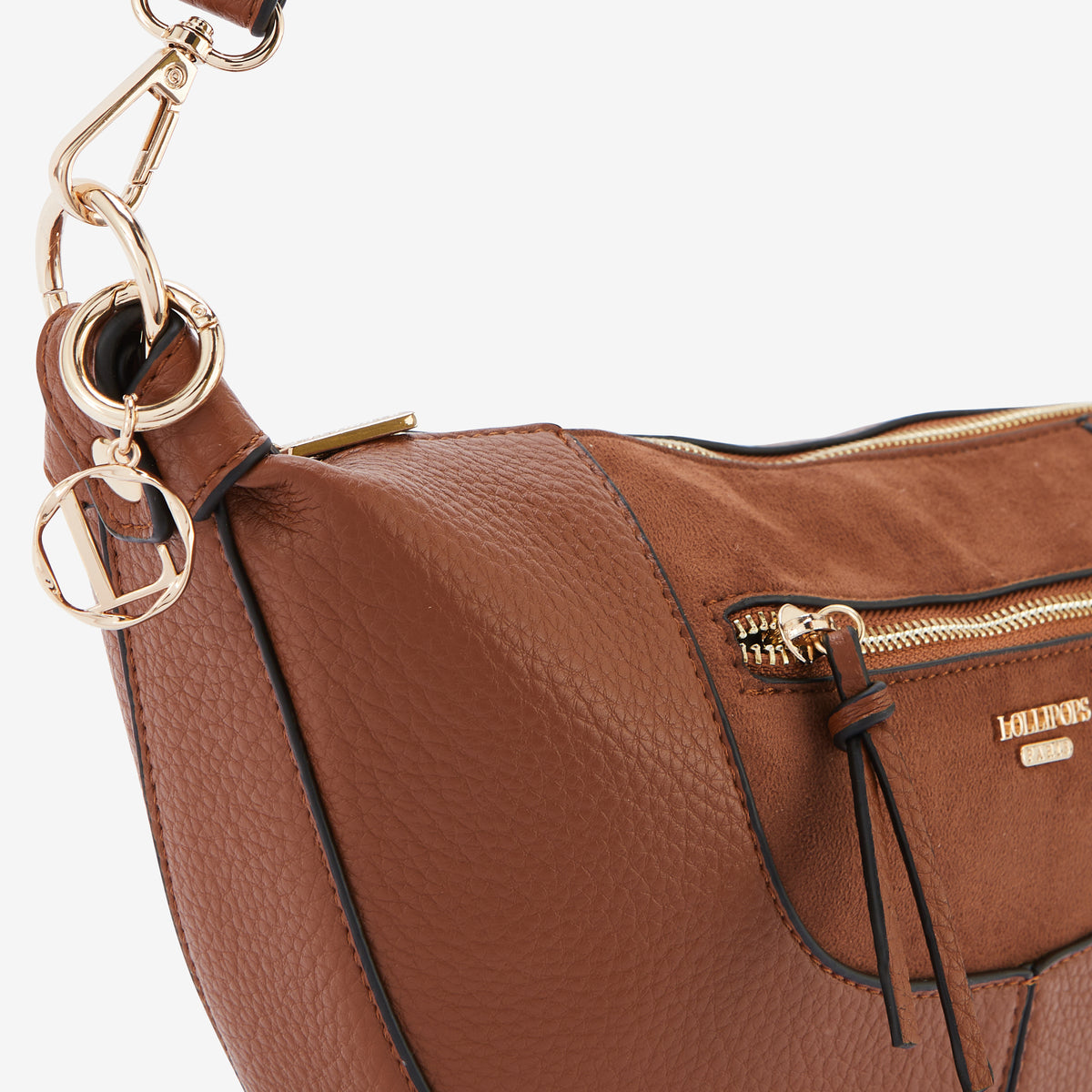 Sac porté épaule cognac Raven