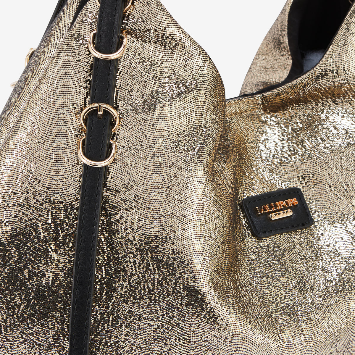 Sac shopper XL doré Ringo