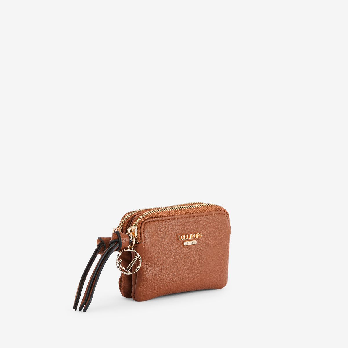 Porte-monnaie cognac Raven