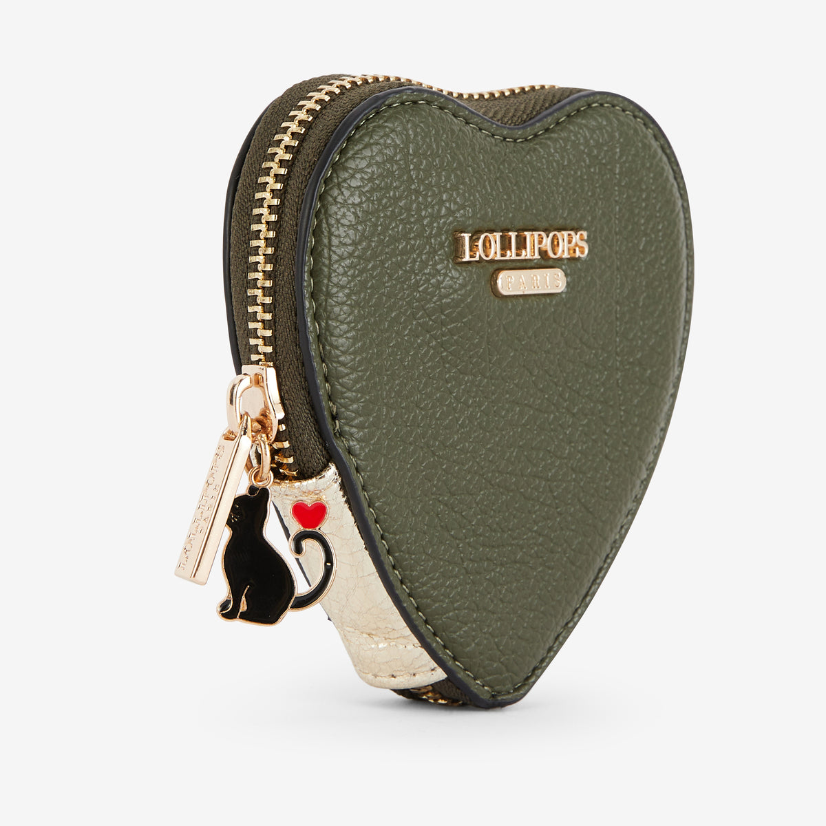 Porte-monnaie kaki Roselaine