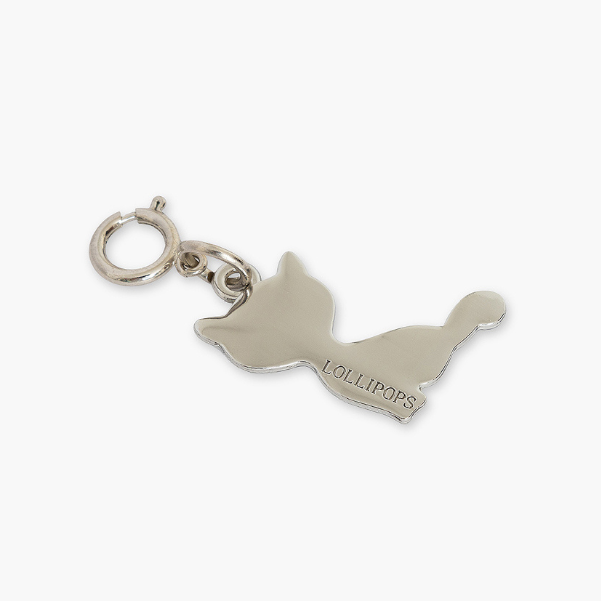 Bijou de sac chat argenté S-Cat