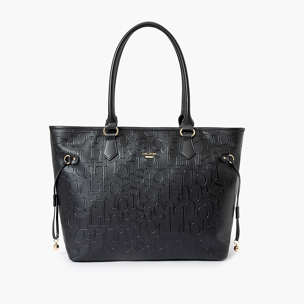 Grand sac shopper noir Sanja