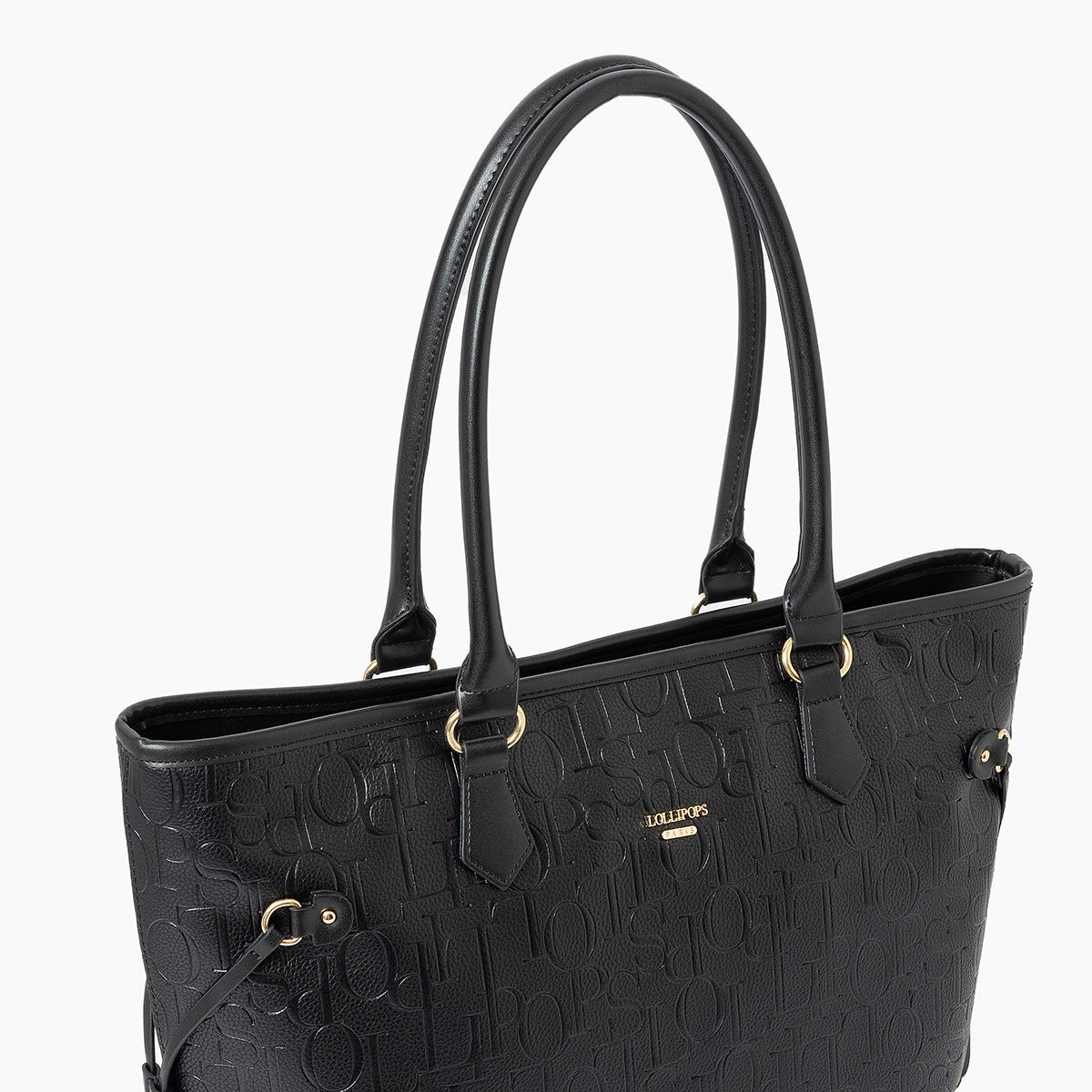 Grand sac shopper noir Sanja