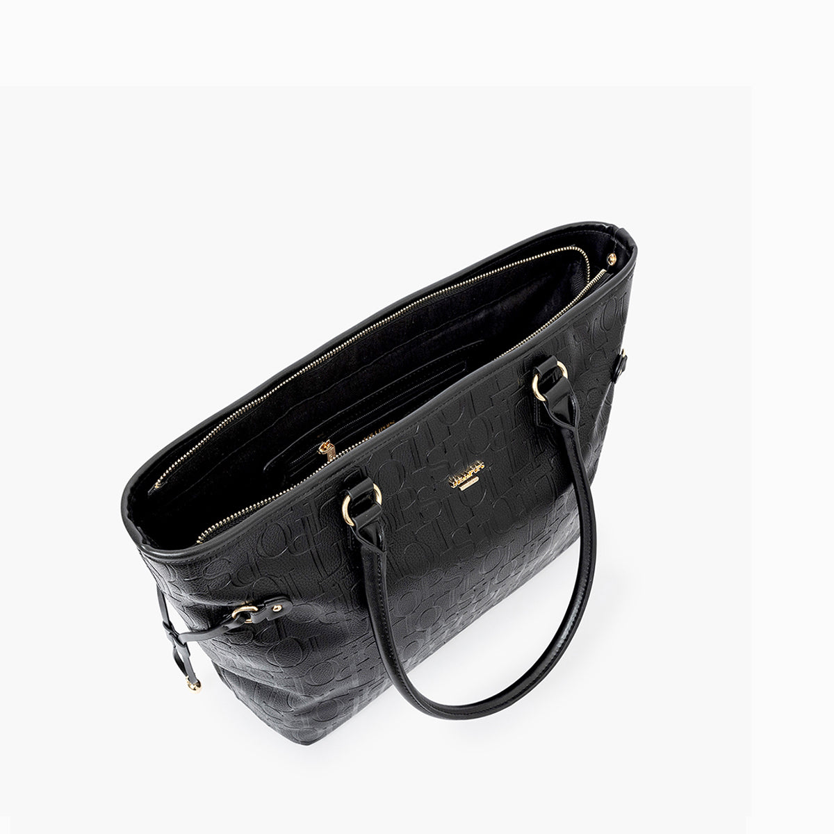 Grand sac shopper noir Sanja