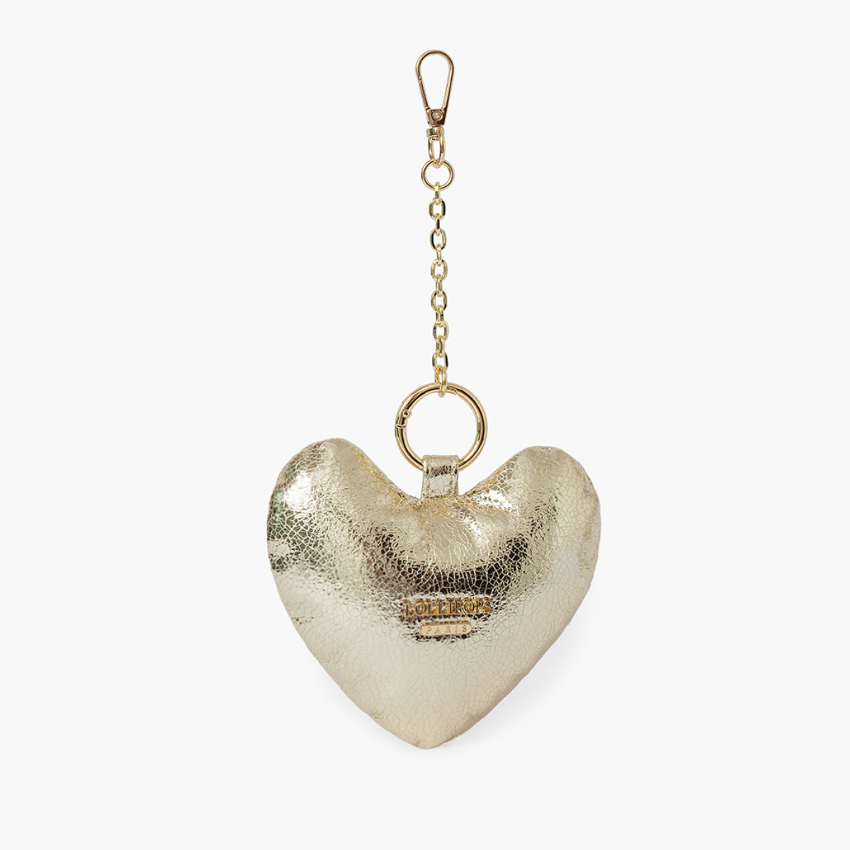Porte-clés coeur doré Seart