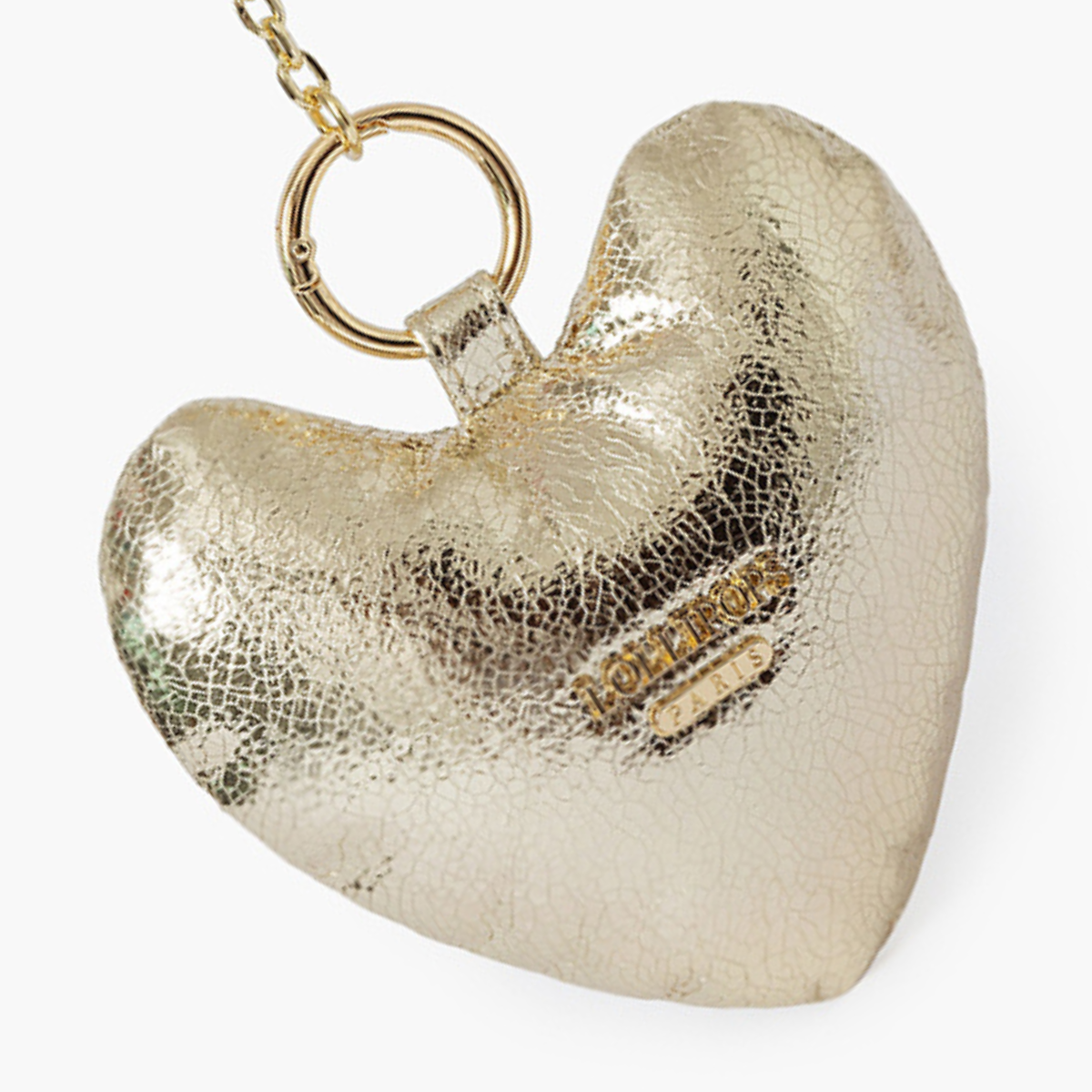 Porte-clés coeur doré Seart
