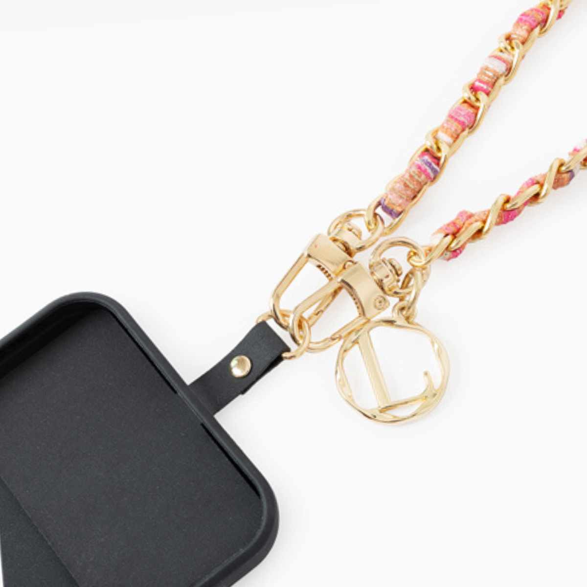 Chaine de téléphone rose Seymour