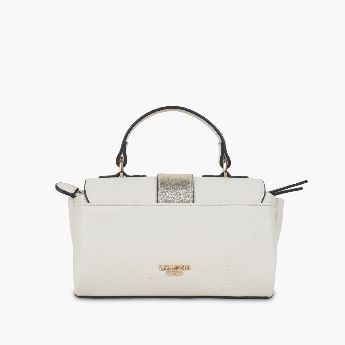 Petit sac porté épaule ivoire Soyan