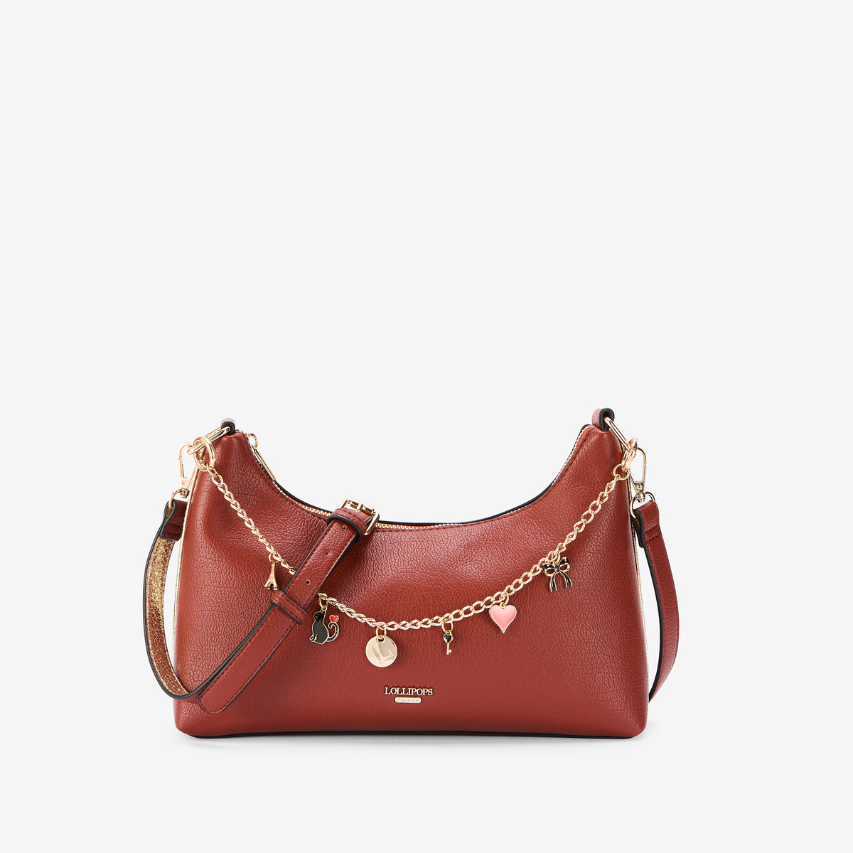 Sac bandoulière brique Roselaine