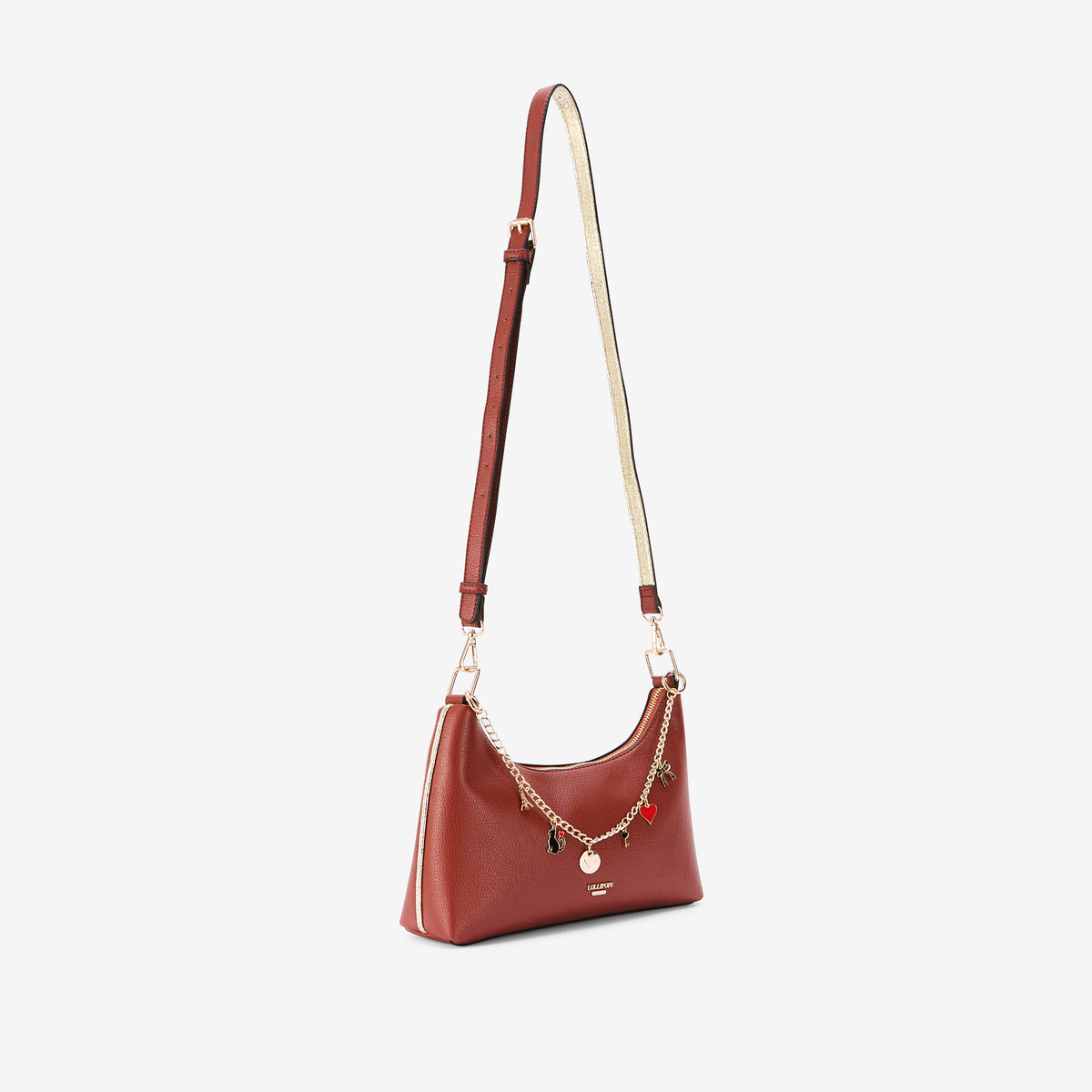 Sac bandoulière brique Roselaine