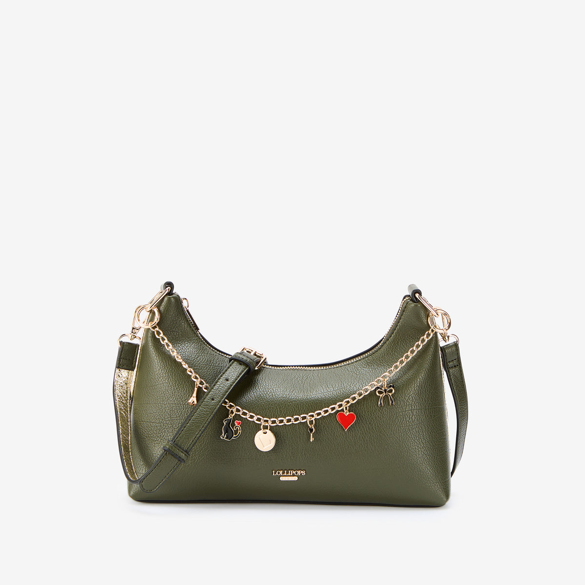 Sac bandoulière kaki Roselaine