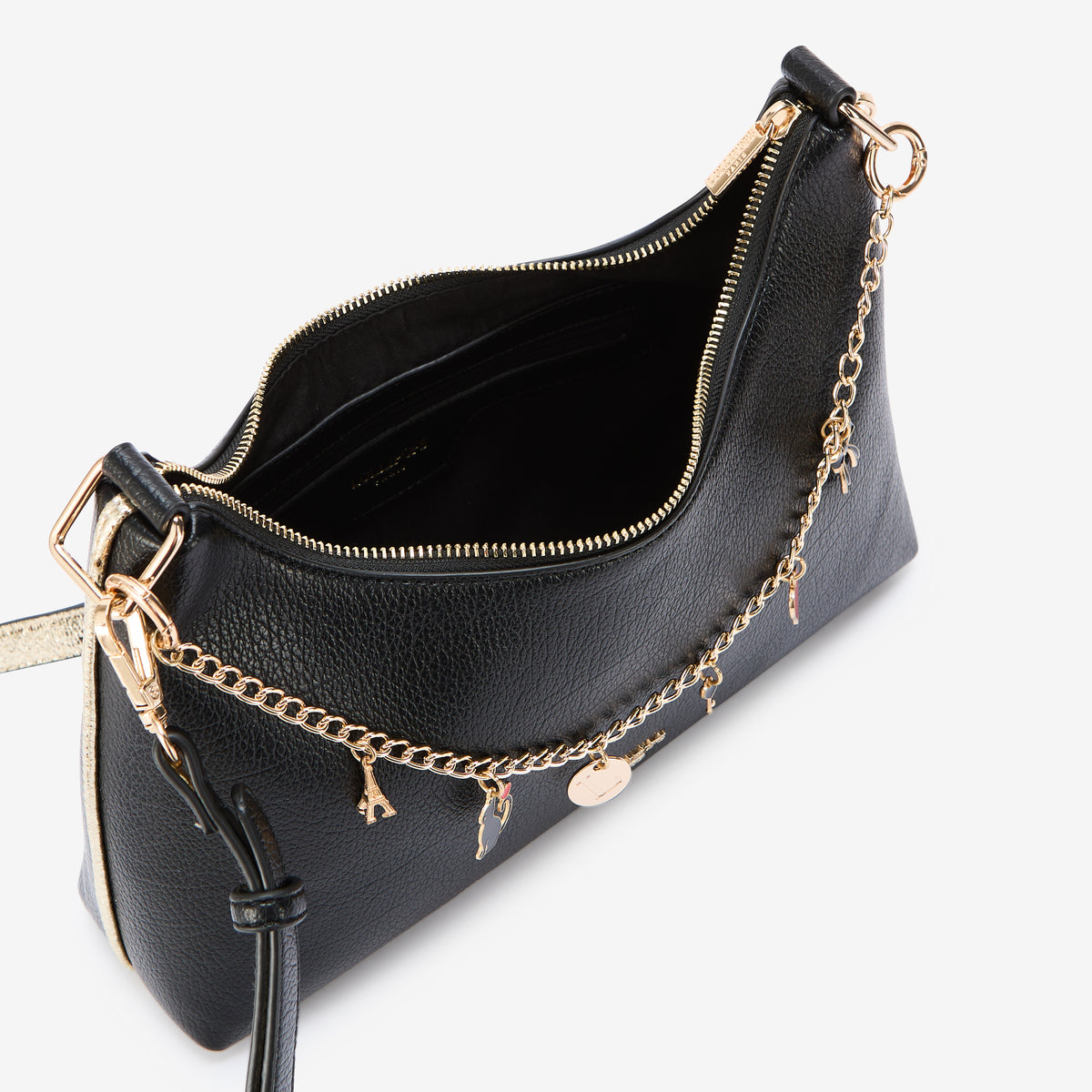 Sac bandoulière noir Roselaine