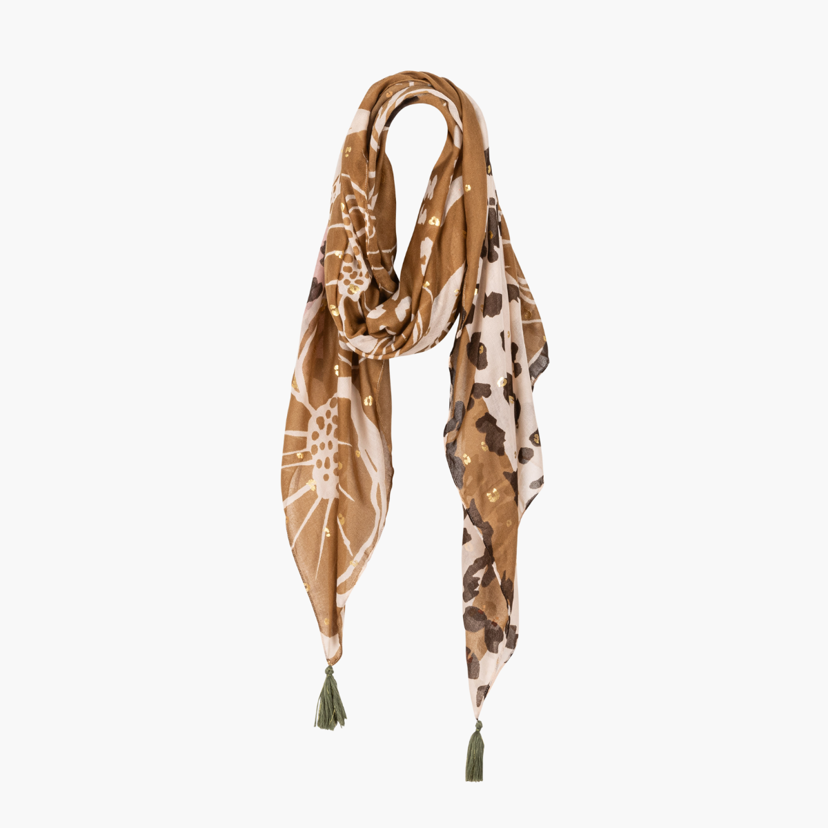 Foulard camel Ortaffa