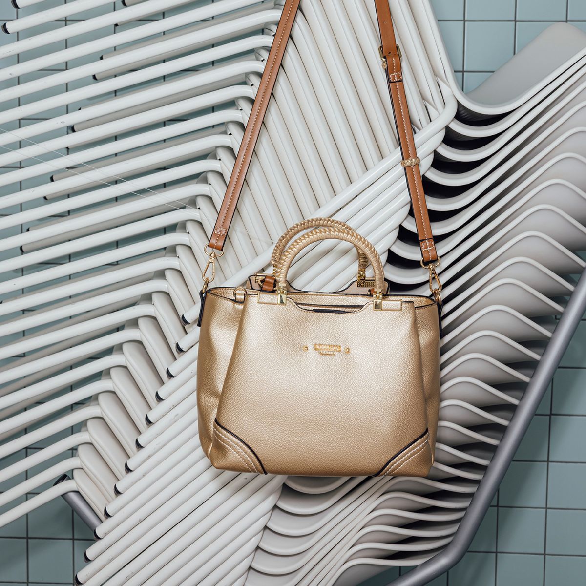 Sac shopper dore Ronnie