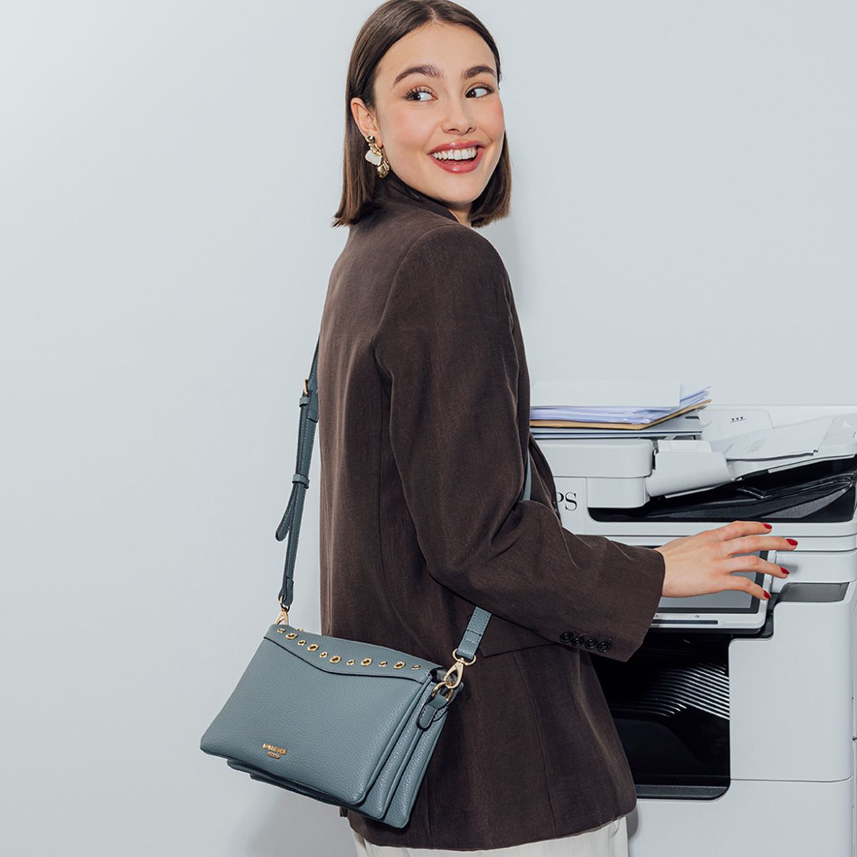 Sac multi poches bleu Rogers