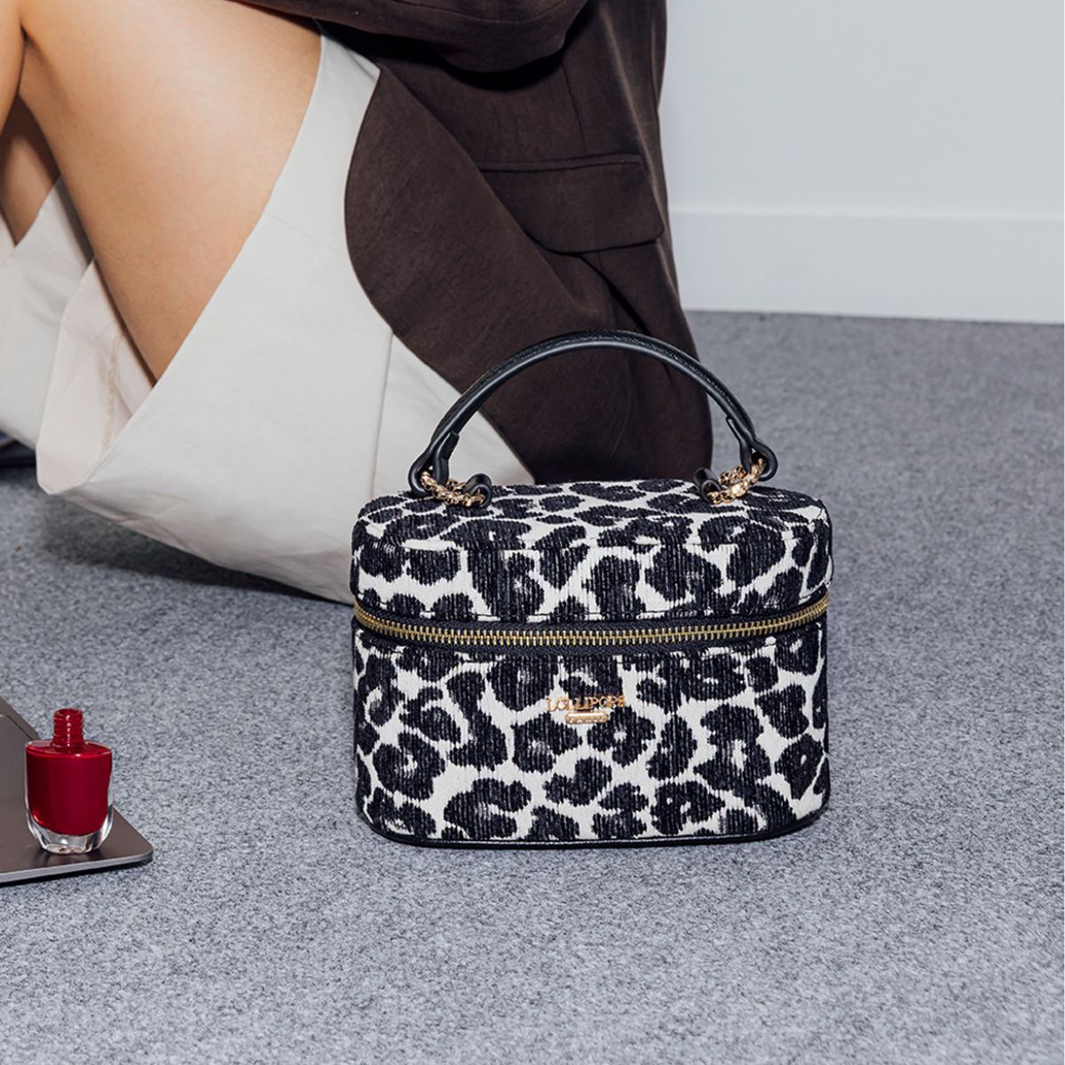 Petit sac porté épaule noir Rod