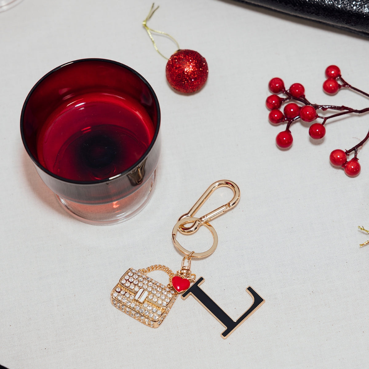 Porte-clés dore Ruza