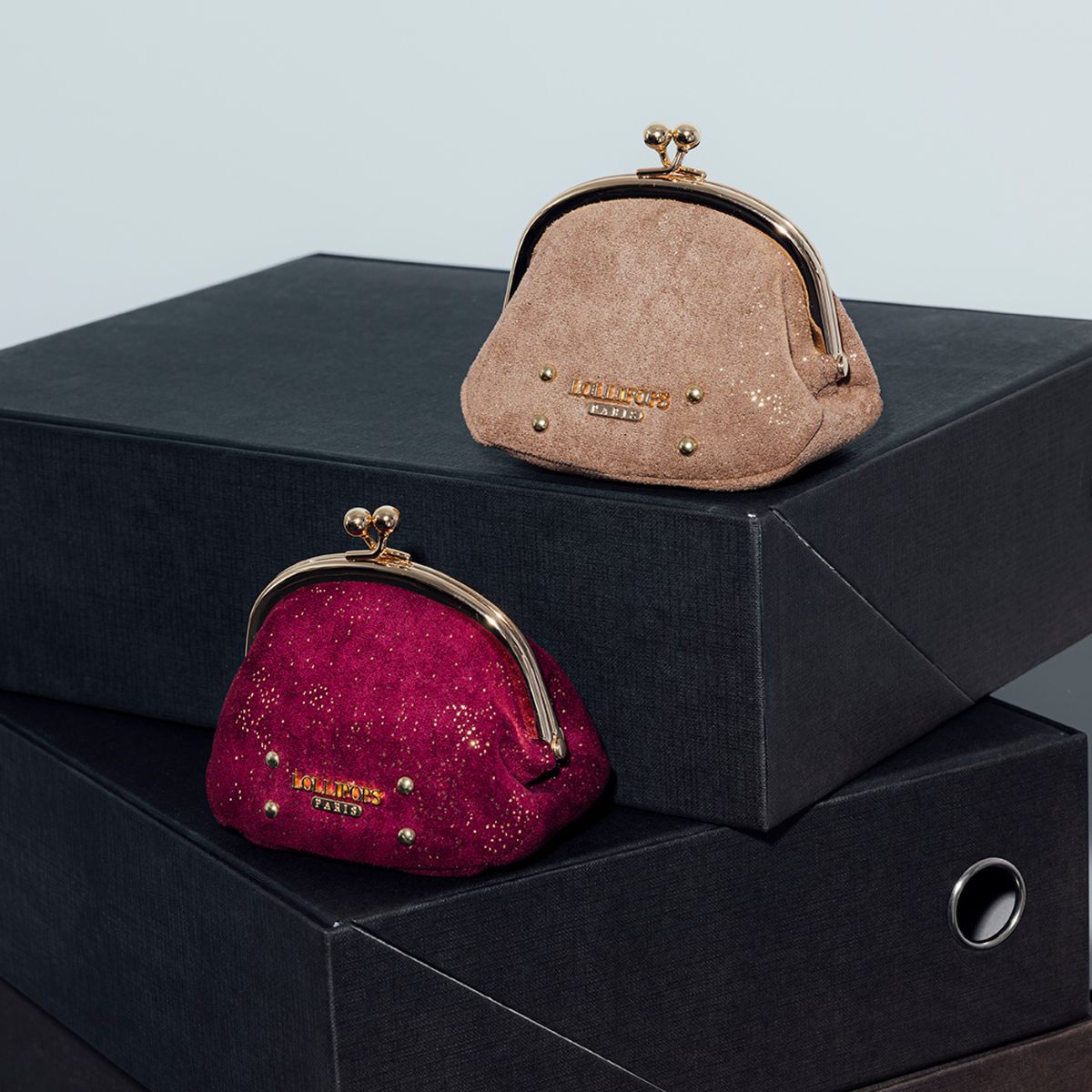 Porte-monnaie taupe Roseanna