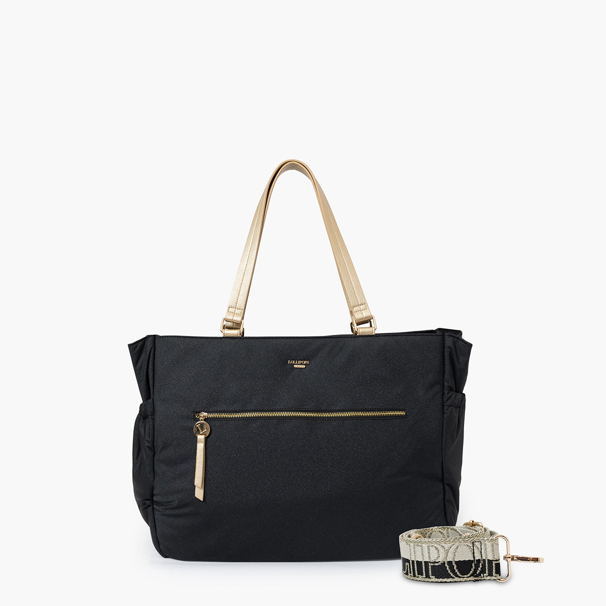 Grand sac shopper noir S-Rosa