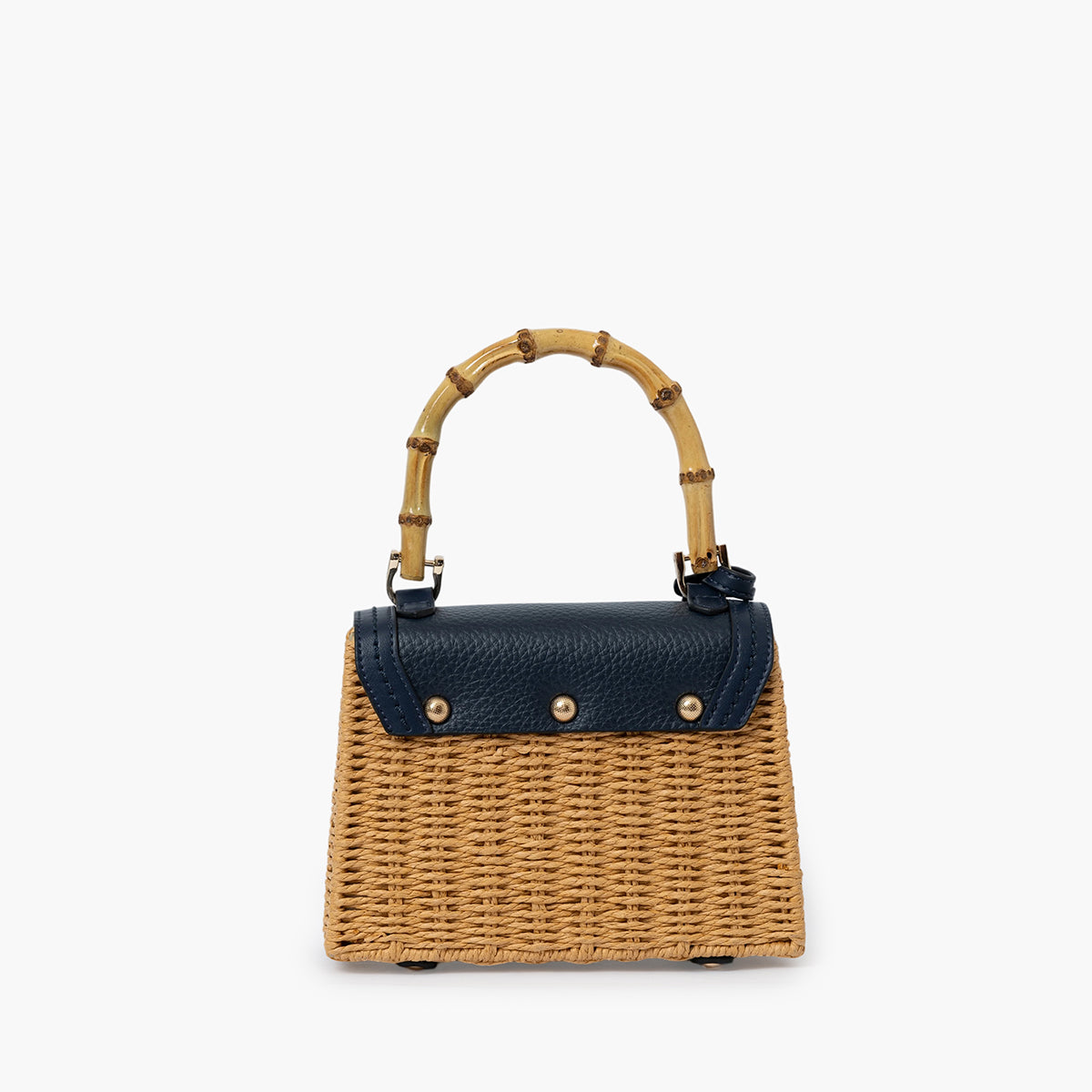 Petit sac porté épaule bleu marine Sham
