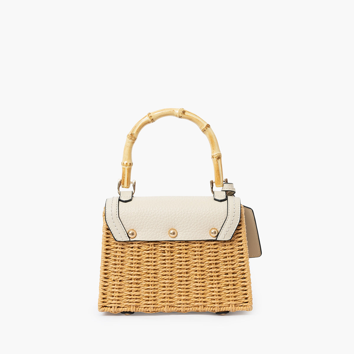 Petit sac porté épaule ivoire Sham