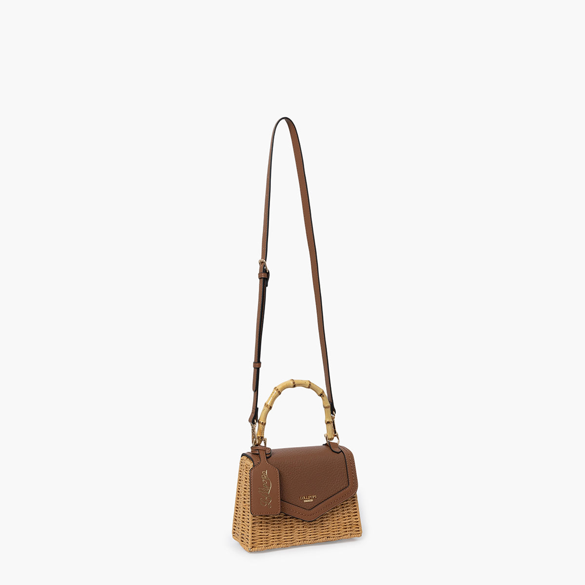Petit sac porté épaule camel Sham