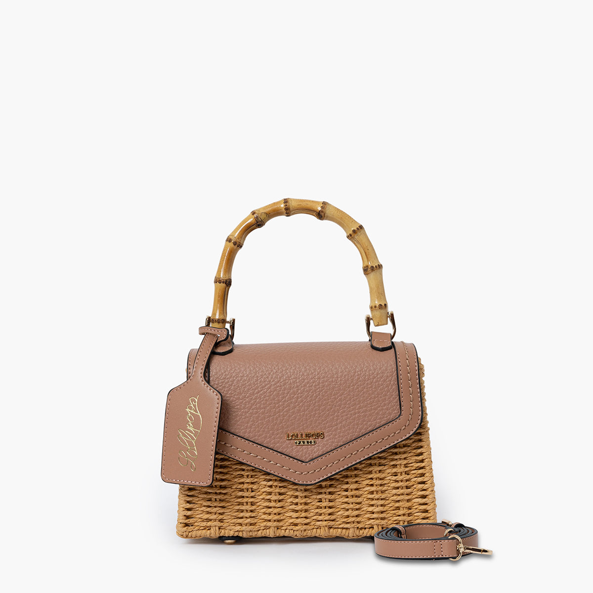 Petit sac porté épaule rose Sham