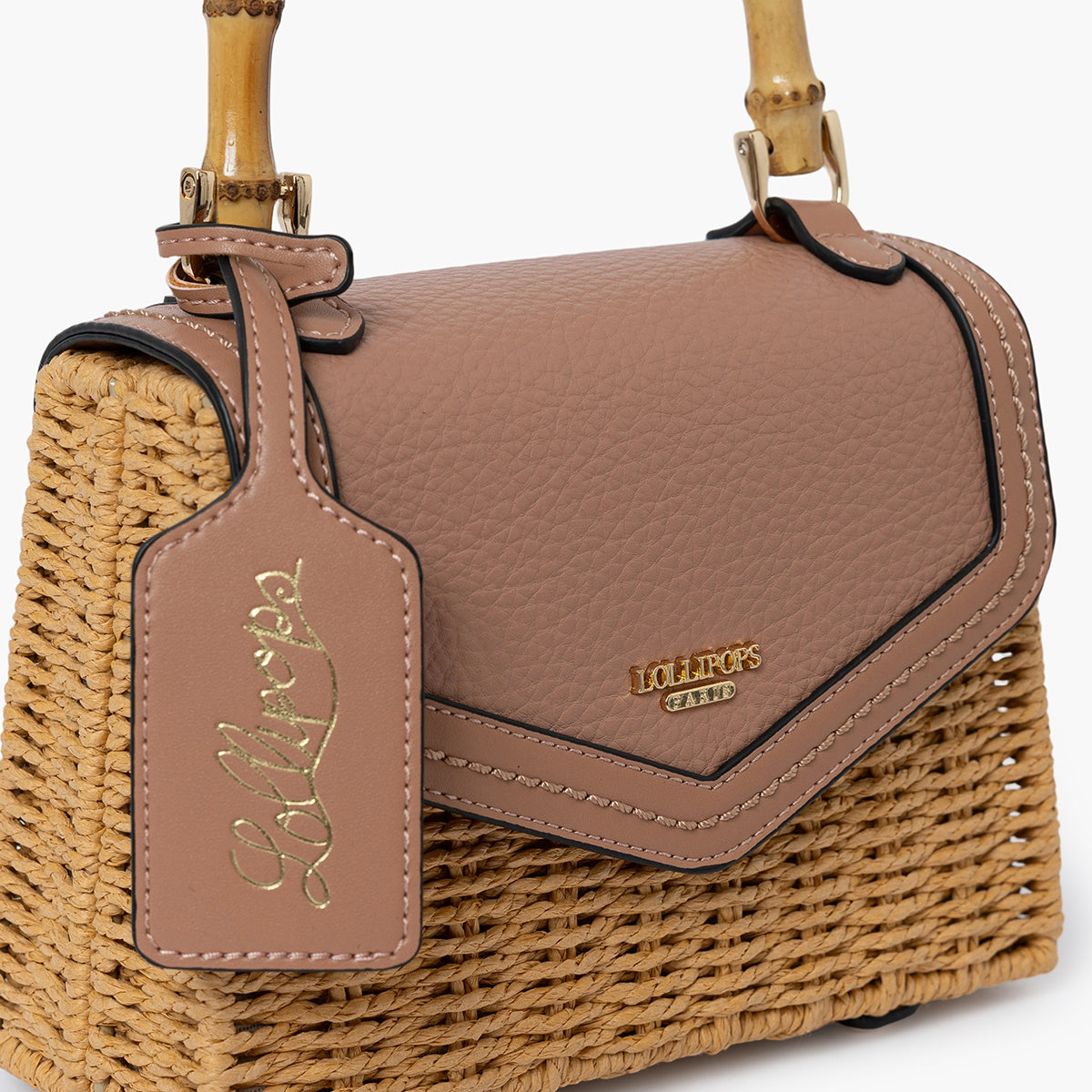 Petit sac porté épaule rose Sham