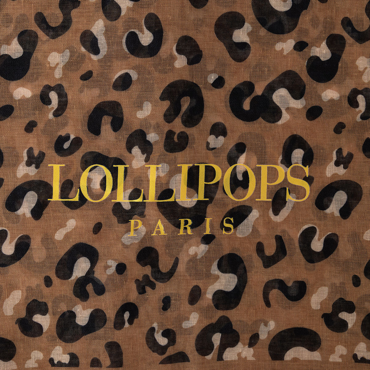 Foulard rectangulaire camel Sivka