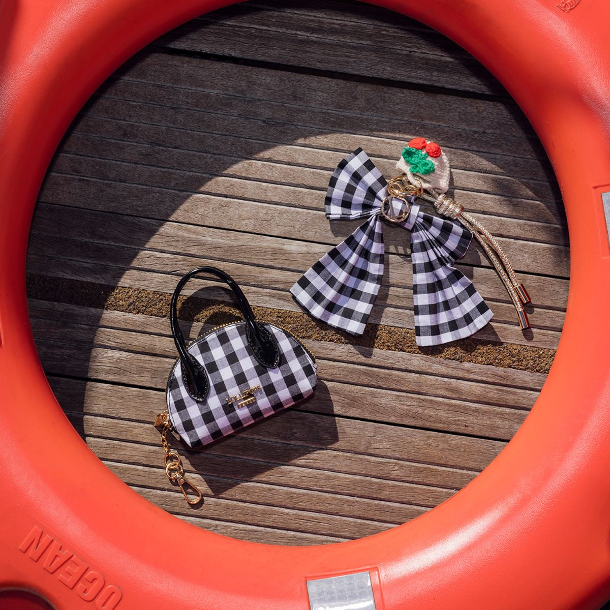 Porte-clés nœud noir Soodies