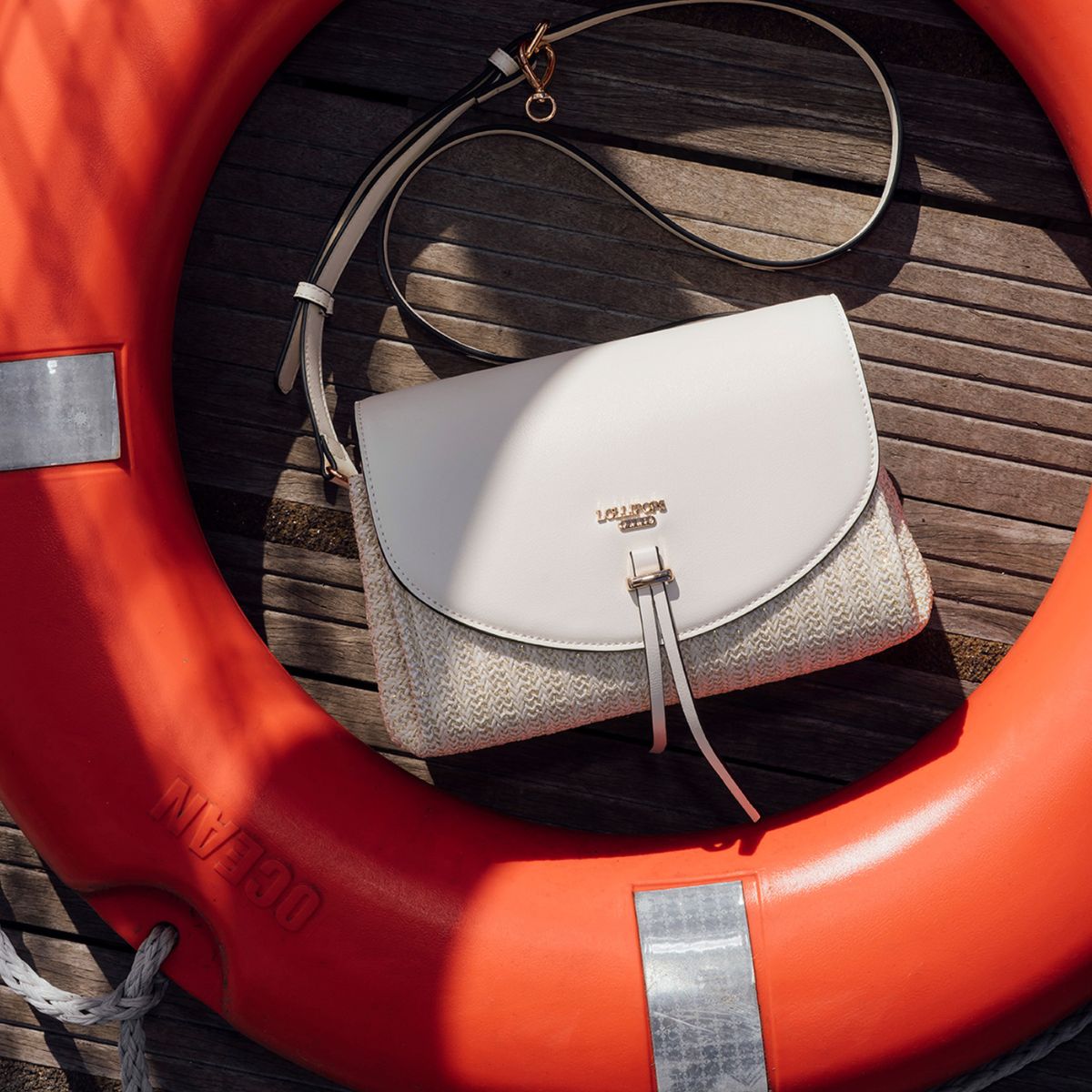 Sac multi poches blanc Saya