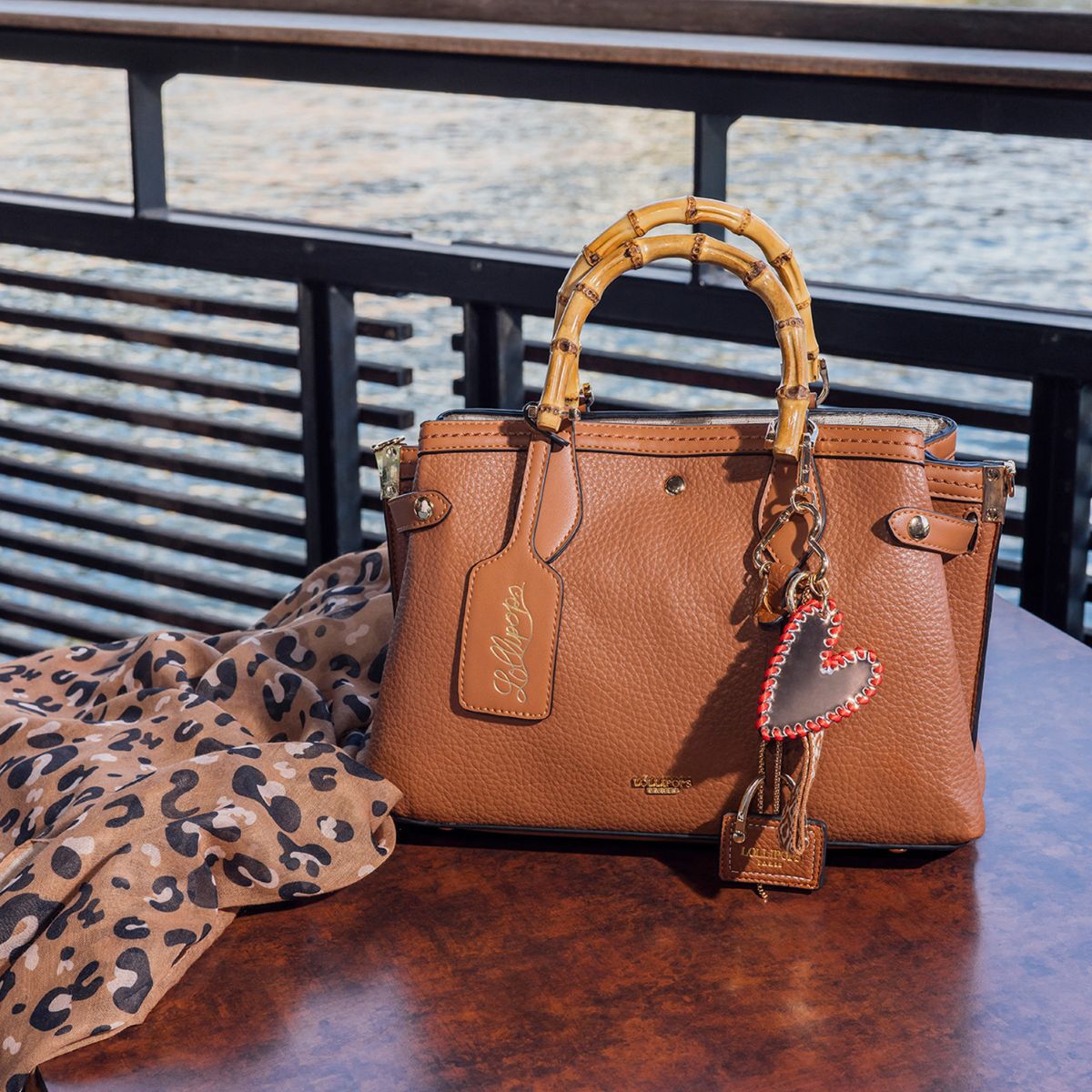 Sac shopper camel Sham