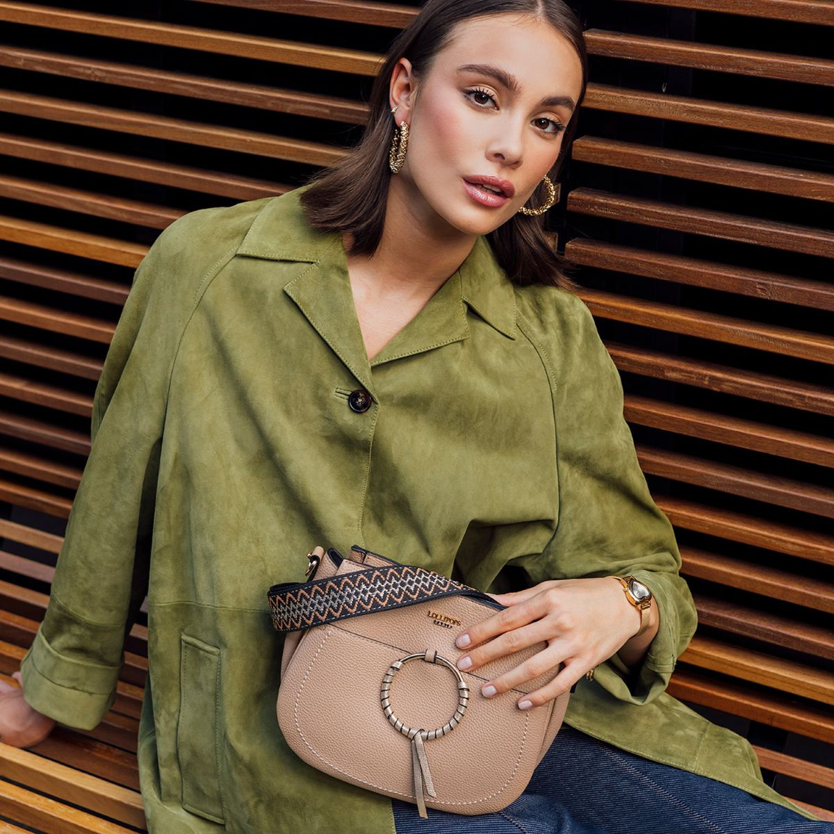 Sac multi poches nude Sefa