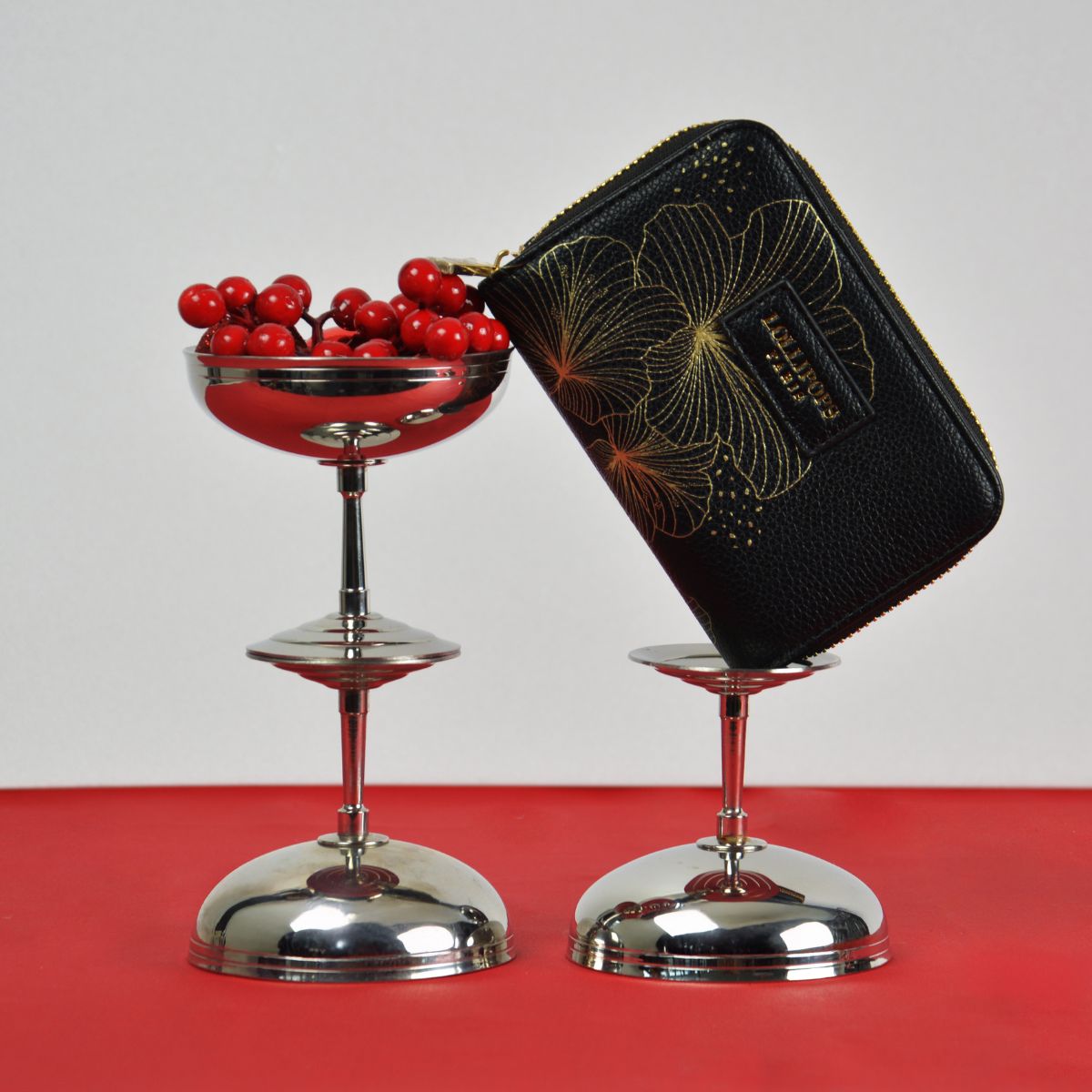 Portefeuille noir Sya