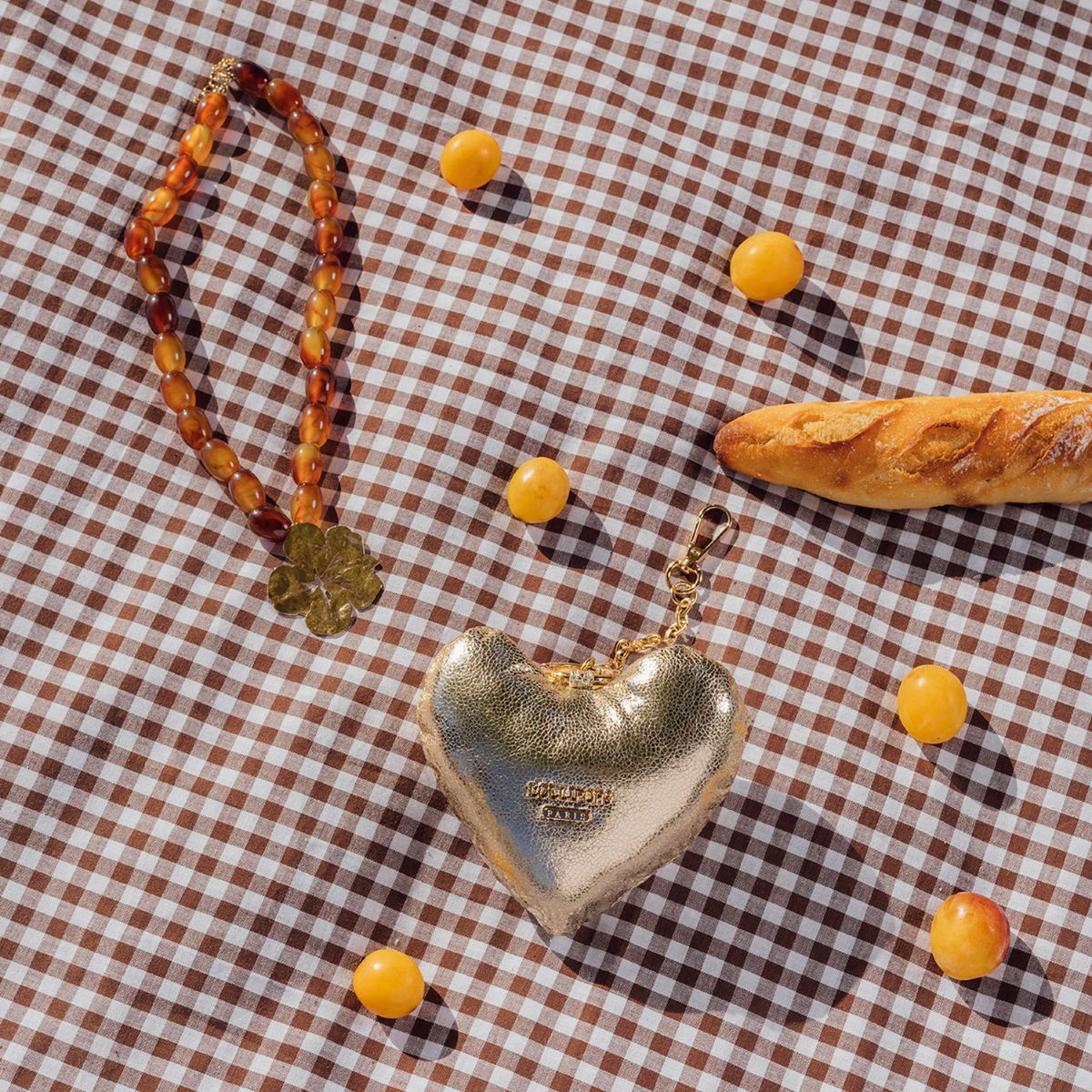 Porte-clés coeur doré Seart