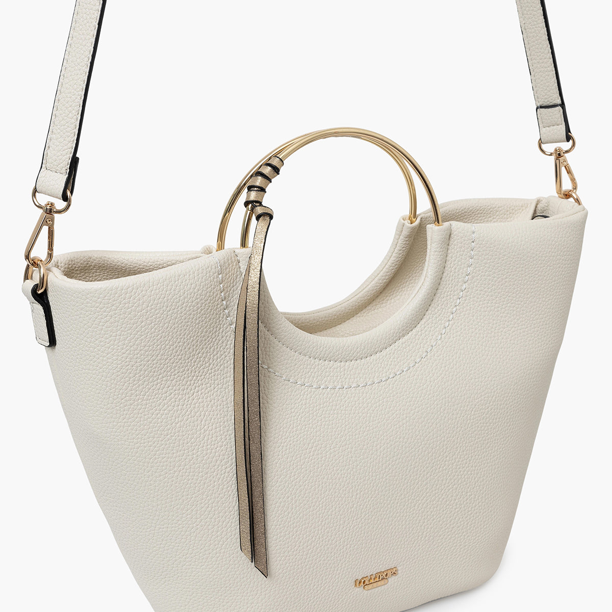 Sac shopper ivoire Sham
