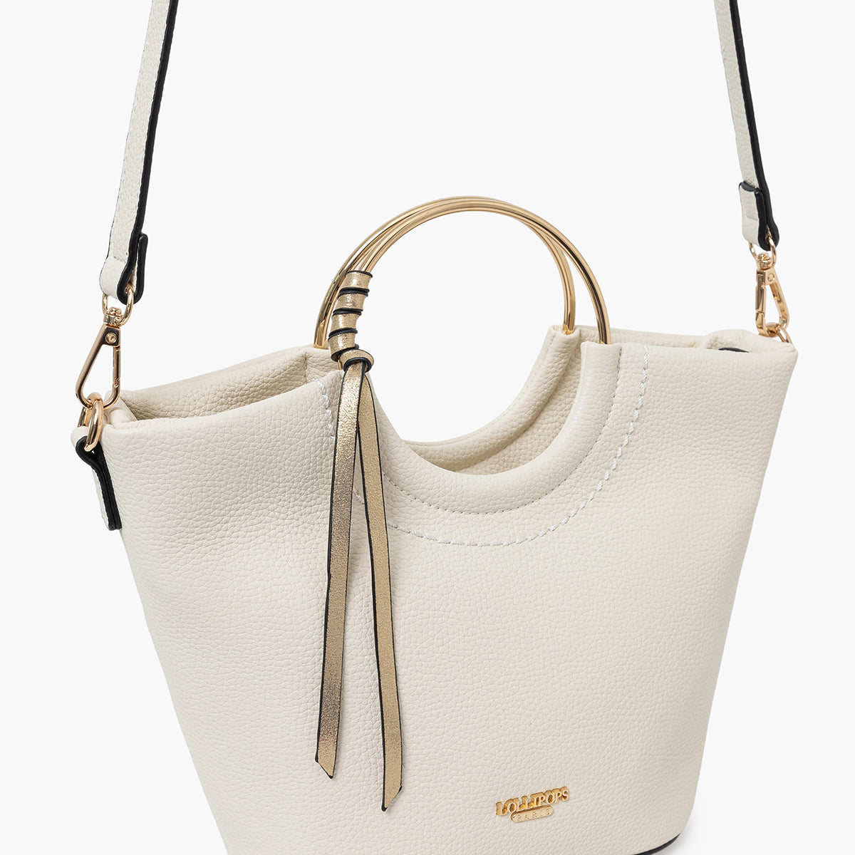 Petit sac shopper ivoire Sefa