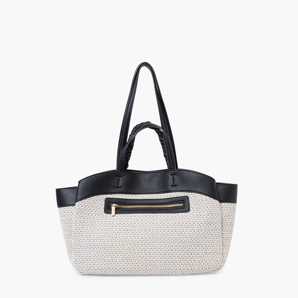 Grand sac shopper noir Sade