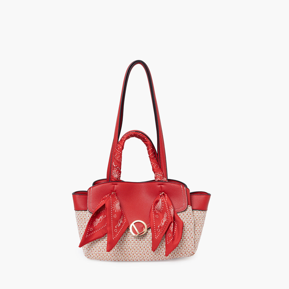 Sac shopper rouge Sade