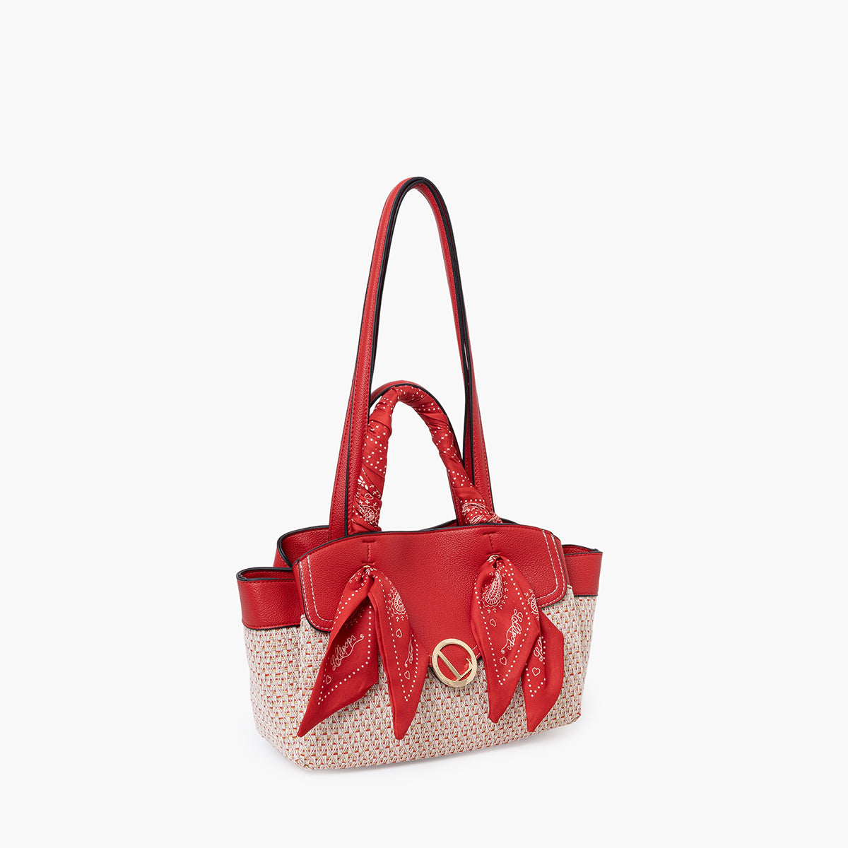Sac shopper rouge Sade