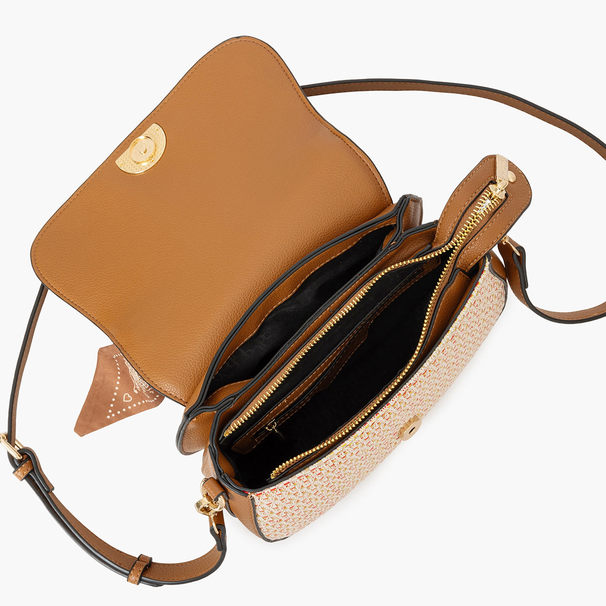 Sac porté épaule camel Sade