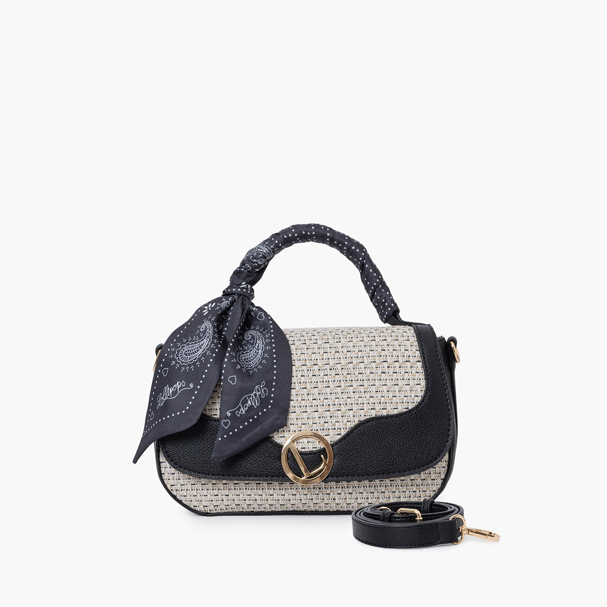 Sac porté épaule noir Sade