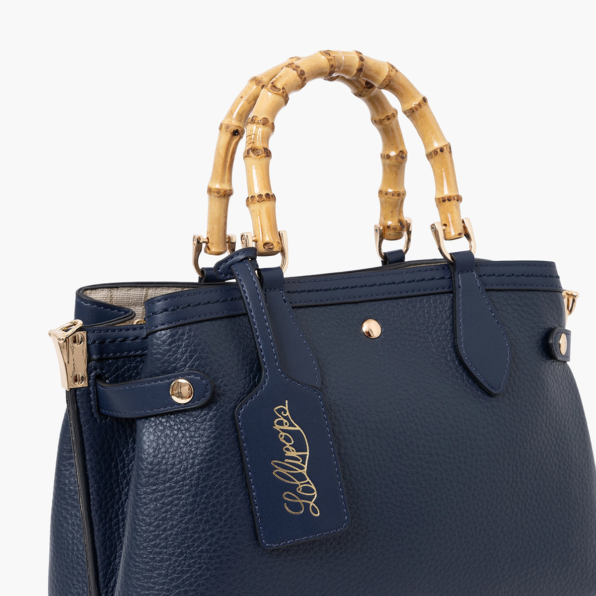 Sac shopper bleu marine Sham