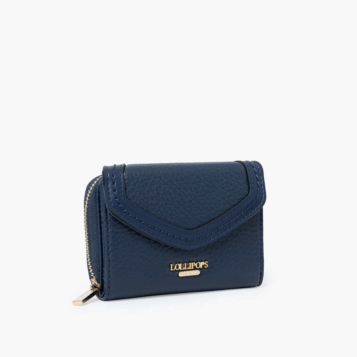 Portefeuille bleu marine Sham